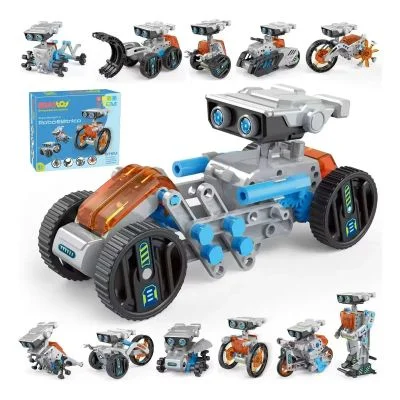 Robô 13 Em 1 Energia Elétrico Kit Robótica Educacional
