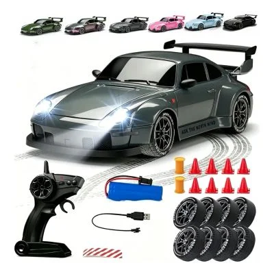 Carrinho Rc Drift 4x4 Controle Remoto Bateria Recarregavel